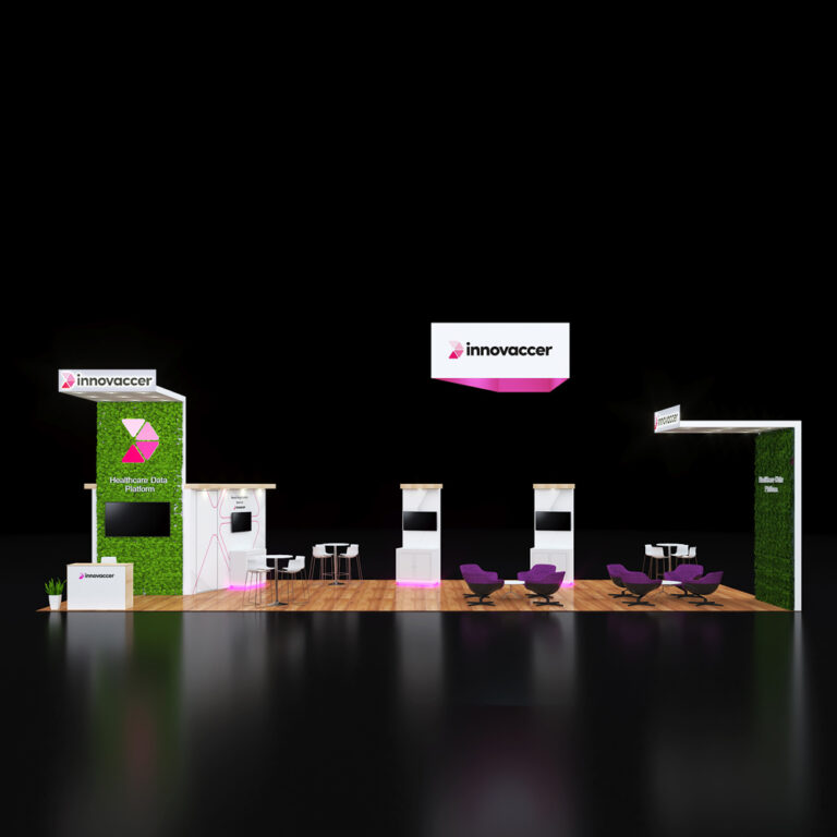 PE2050  053 — 20x50 trade show booth rental by Pure Exhibits