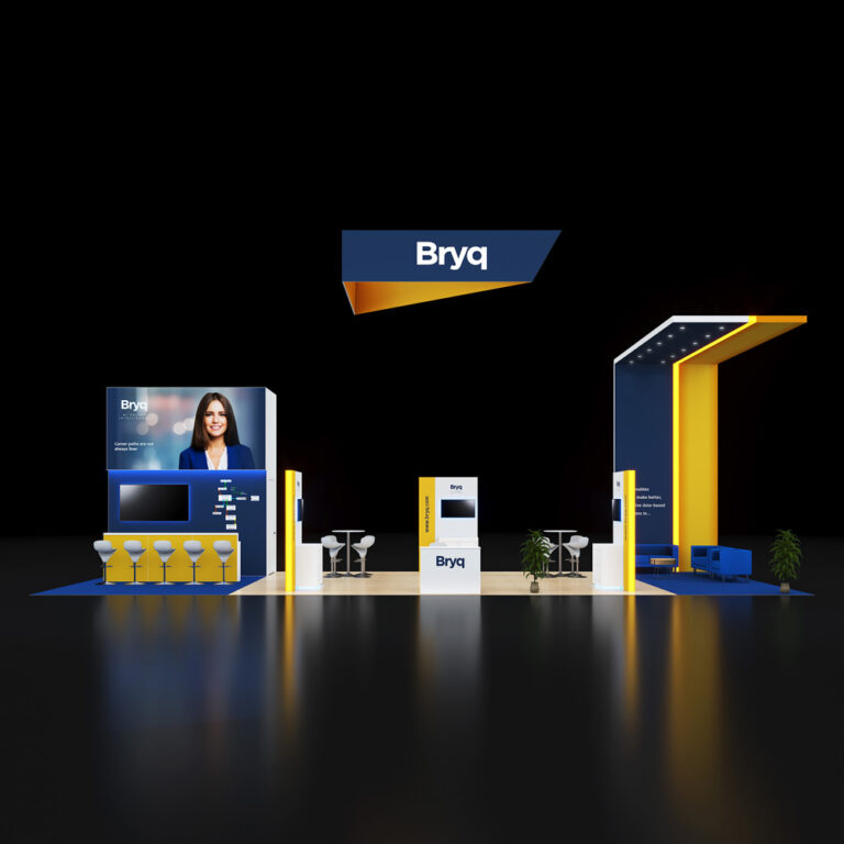 PE2050  054 — 20x50 trade show booth rental by Pure Exhibits