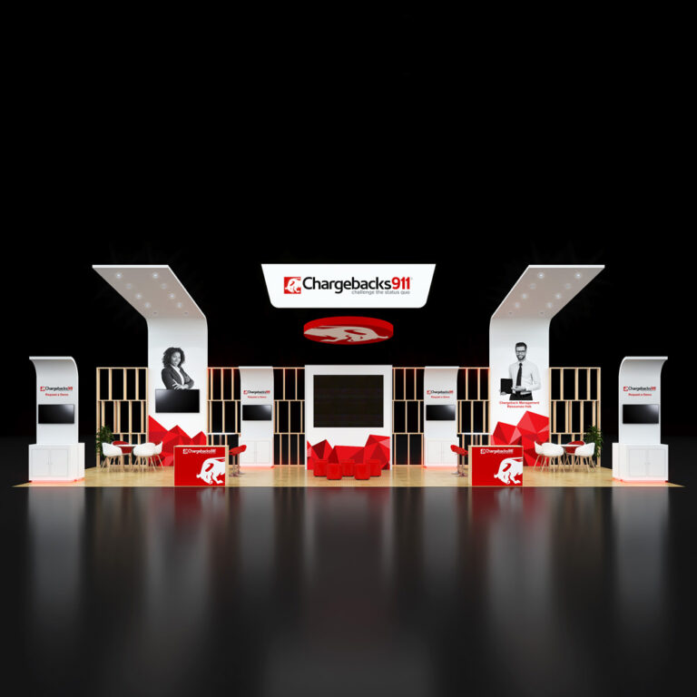 PE2050  055 — 20x50 trade show booth rental by Pure Exhibits