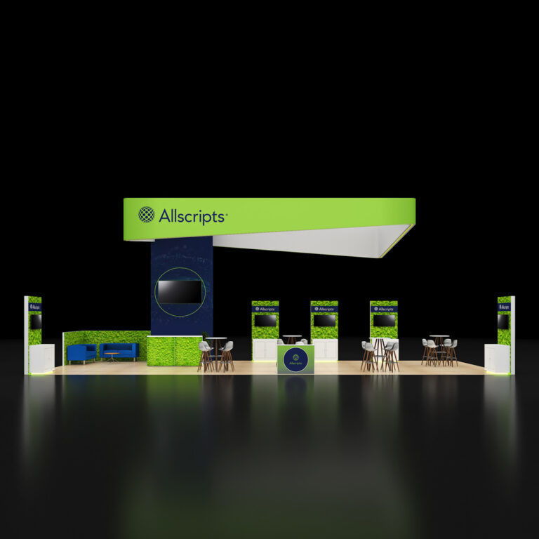 PE2050  056 — 20x50 trade show booth rental by Pure Exhibits