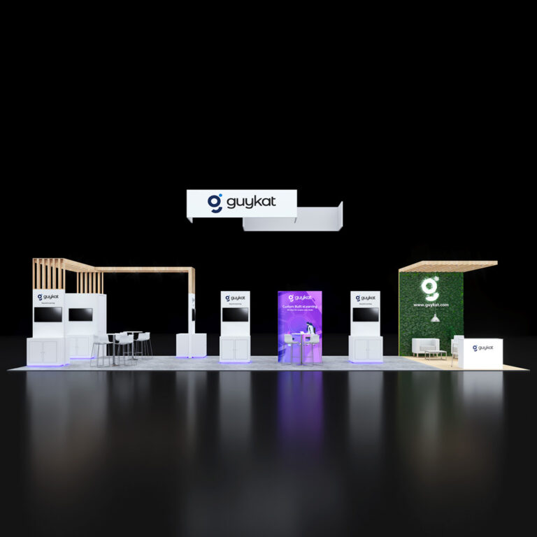 PE2050  057 — 20x50 trade show booth rental by Pure Exhibits