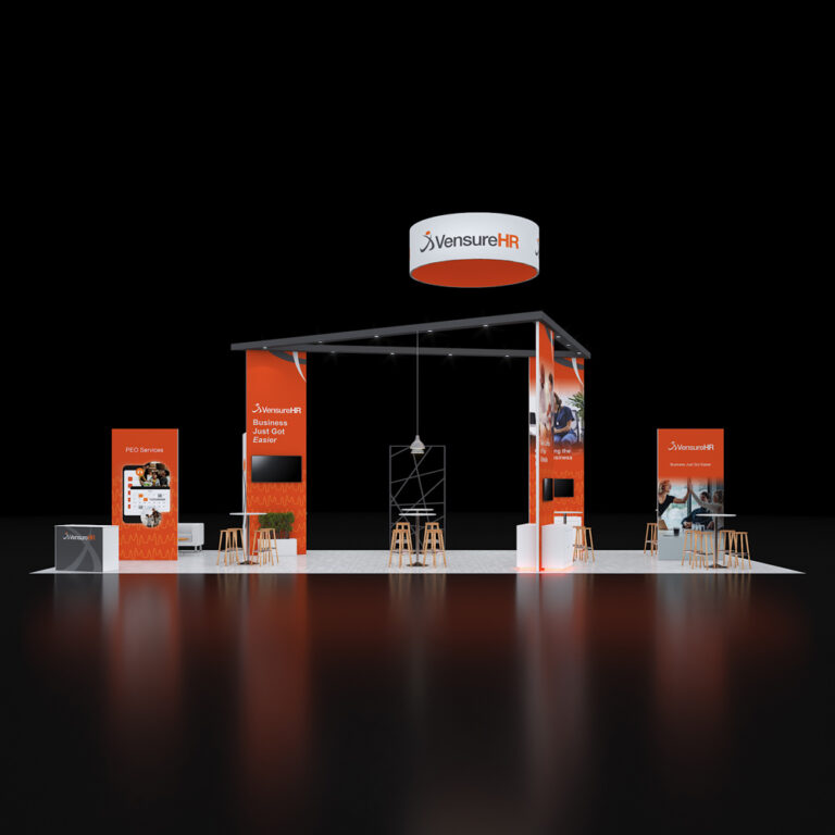 PE2050  062 — 20x50 trade show booth rental by Pure Exhibits