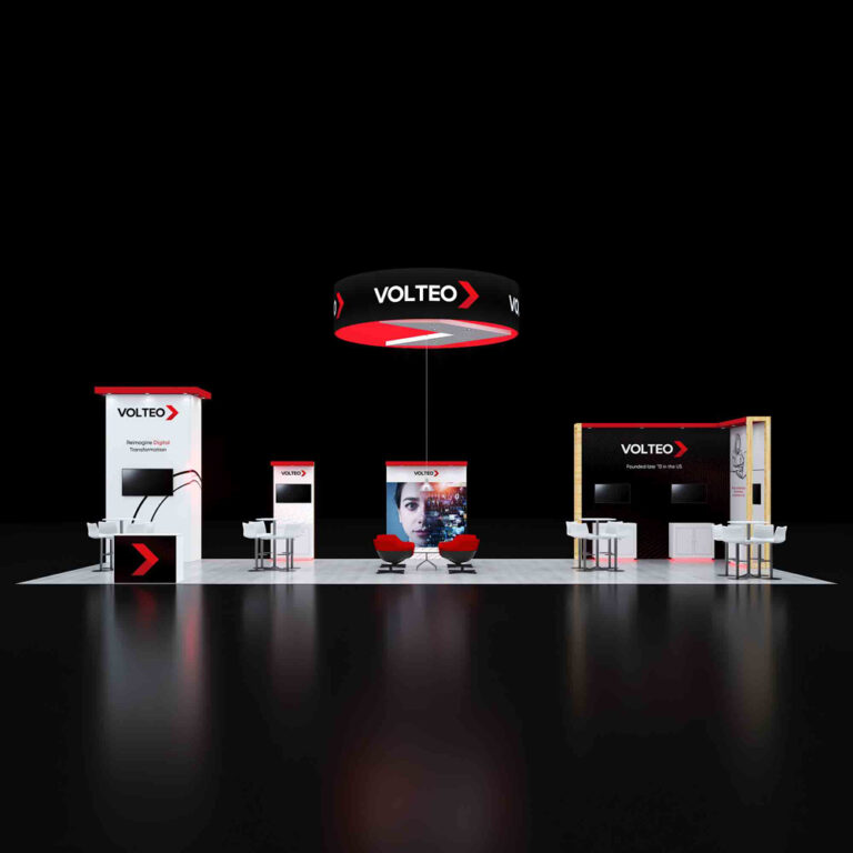 PE2050  064 — 20x50 trade show booth rental by Pure Exhibits