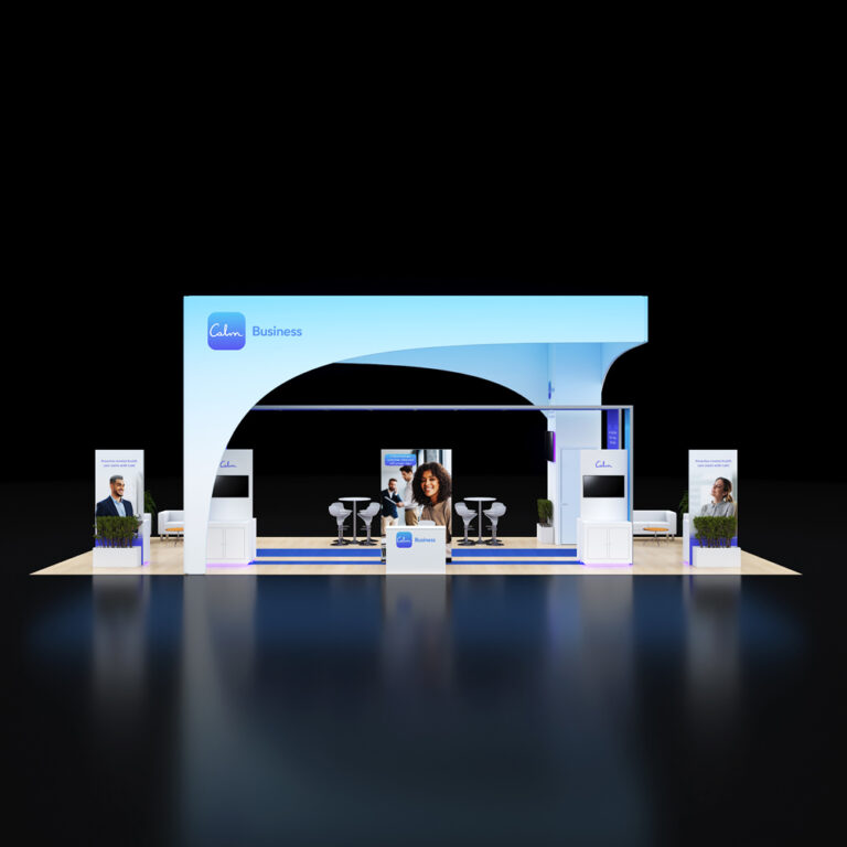 PE2050  068 — 20x50 trade show booth rental by Pure Exhibits