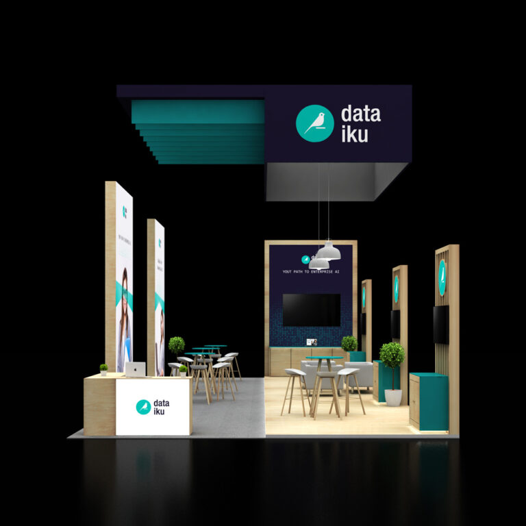 PE2050  073 — 20x50 trade show booth rental by Pure Exhibits