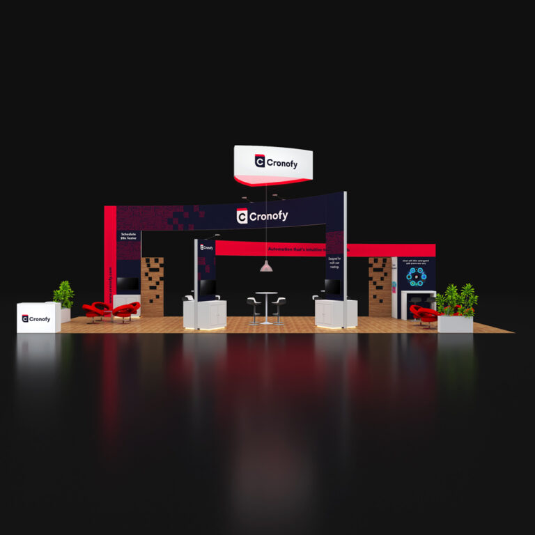 PE2050  078 — 20x50 trade show booth rental by Pure Exhibits