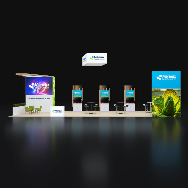 PE2050  082 — 20x50 trade show booth rental by Pure Exhibits