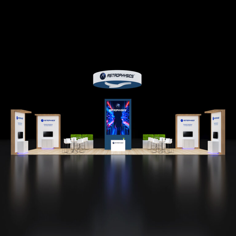 PE2050  084 — 20x50 trade show booth rental by Pure Exhibits