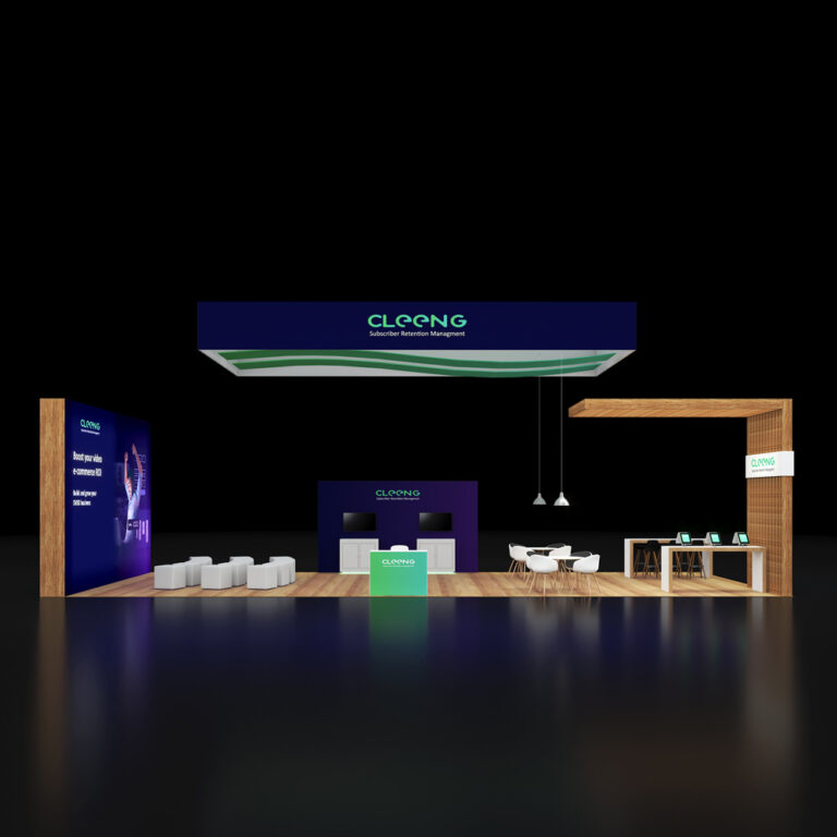 PE2050  087 — 20x50 trade show booth rental by Pure Exhibits