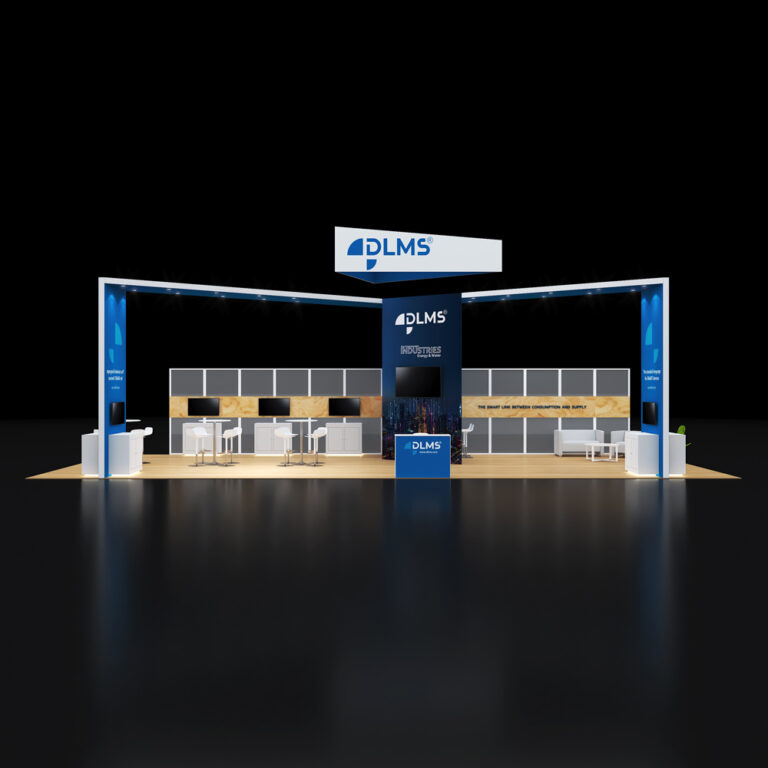 PE2050 012 — 20x50 trade show booth rental by Pure Exhibits