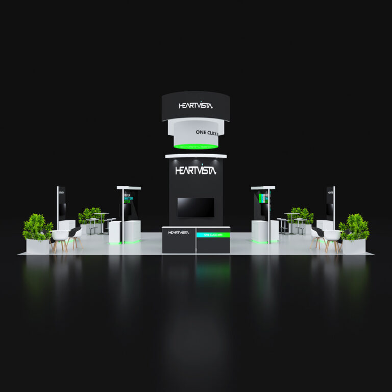 PE3040 013 — 30x40 trade show booth rental by Pure Exhibits