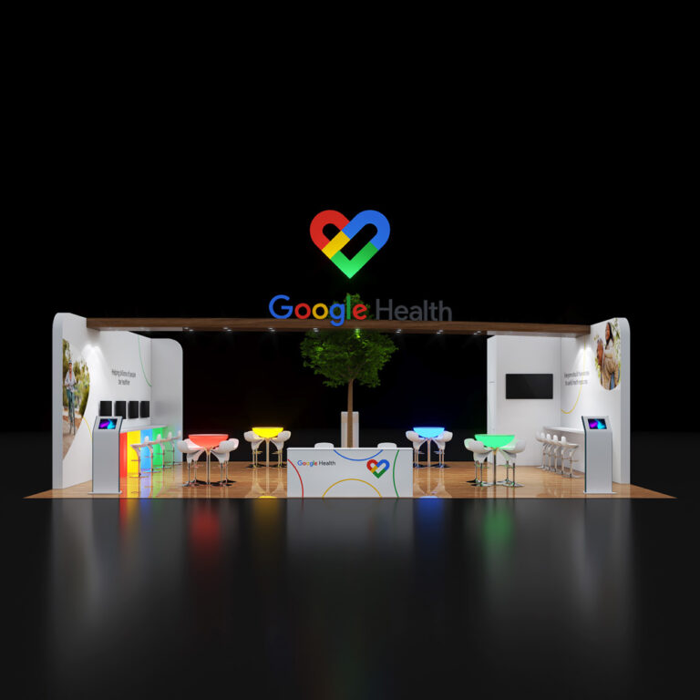 PE3040 023 — 30x40 trade show booth rental by Pure Exhibits