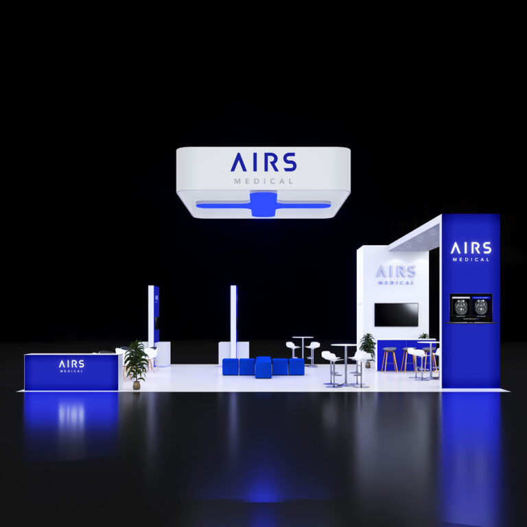 PE3040 024 — 30x40 trade show booth rental by Pure Exhibits