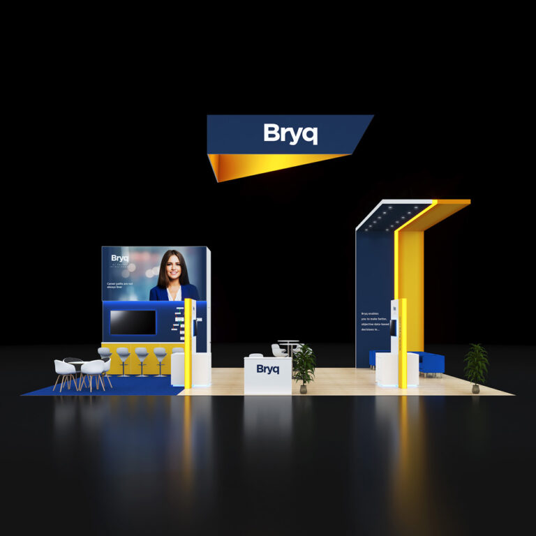 PE3040 034 — 30x40 trade show booth rental by Pure Exhibits