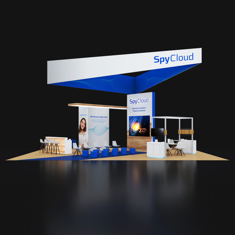 PE3040 060 — 30x40 trade show booth rental by Pure Exhibits