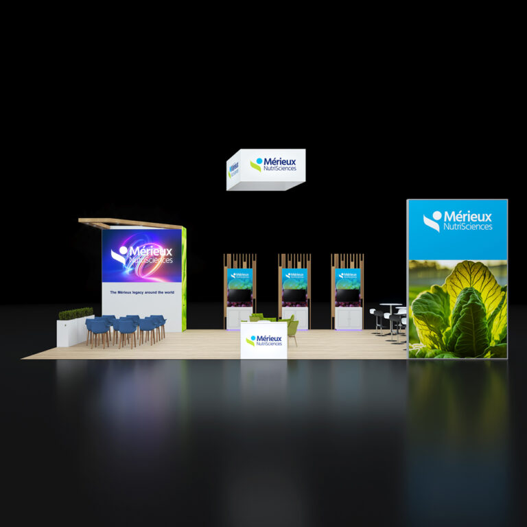 PE3040 072 — 30x40 trade show booth rental by Pure Exhibits