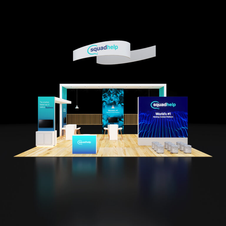 PE3040 080 — 30x40 trade show booth rental by Pure Exhibits