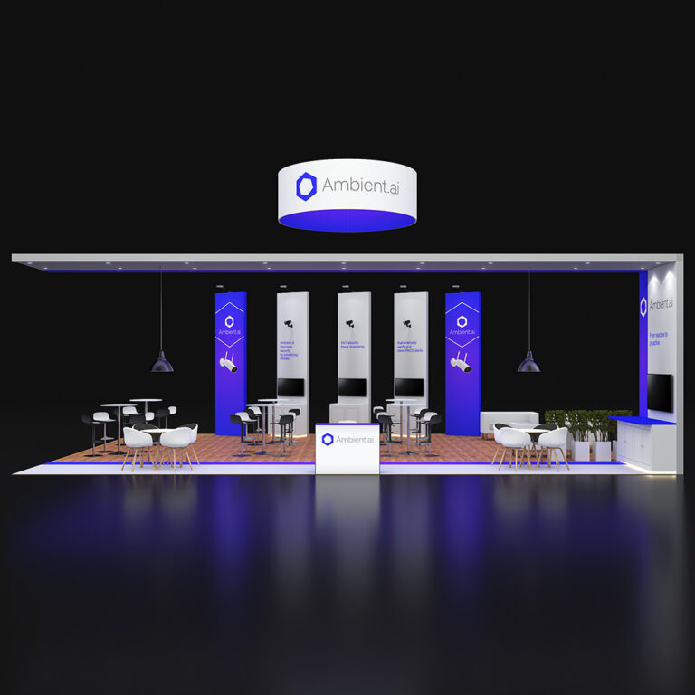 PE3040 069 — 30x40 trade show booth rental by Pure Exhibits