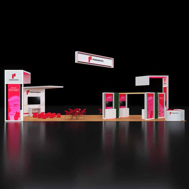 PE2050 003 — 20x50 trade show booth rental by Pure Exhibits