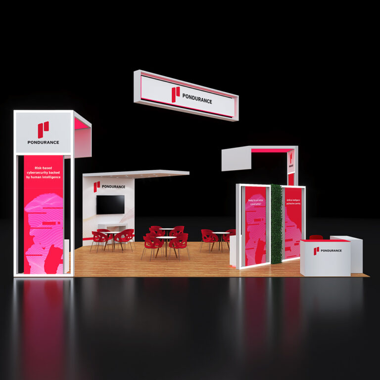 PE3030 108 — 30x30 trade show booth rental by Pure Exhibits