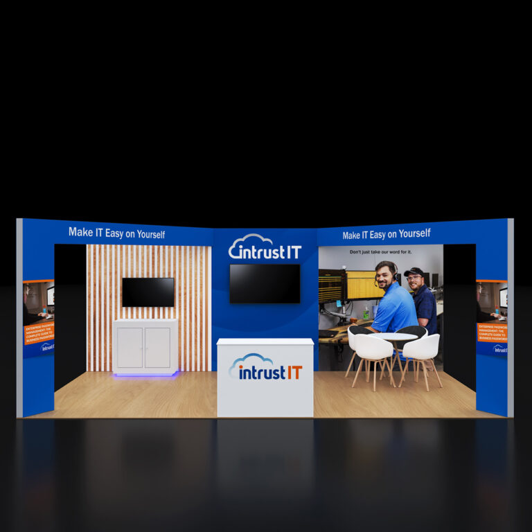 PE1020 93 — 10x20 trade show booth rental by Pure Exhibits