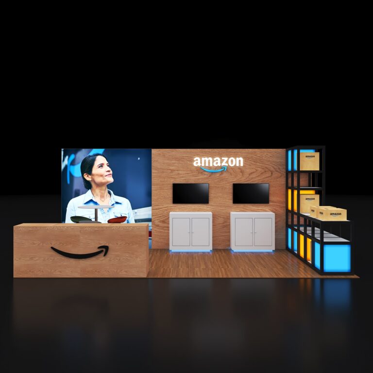 PE1020 103 — 10x20 trade show booth rental by Pure Exhibits