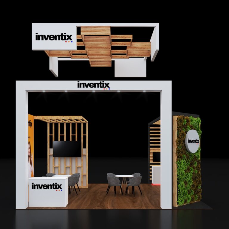 PE2020 152 — 20x20 trade show booth rental by Pure Exhibits