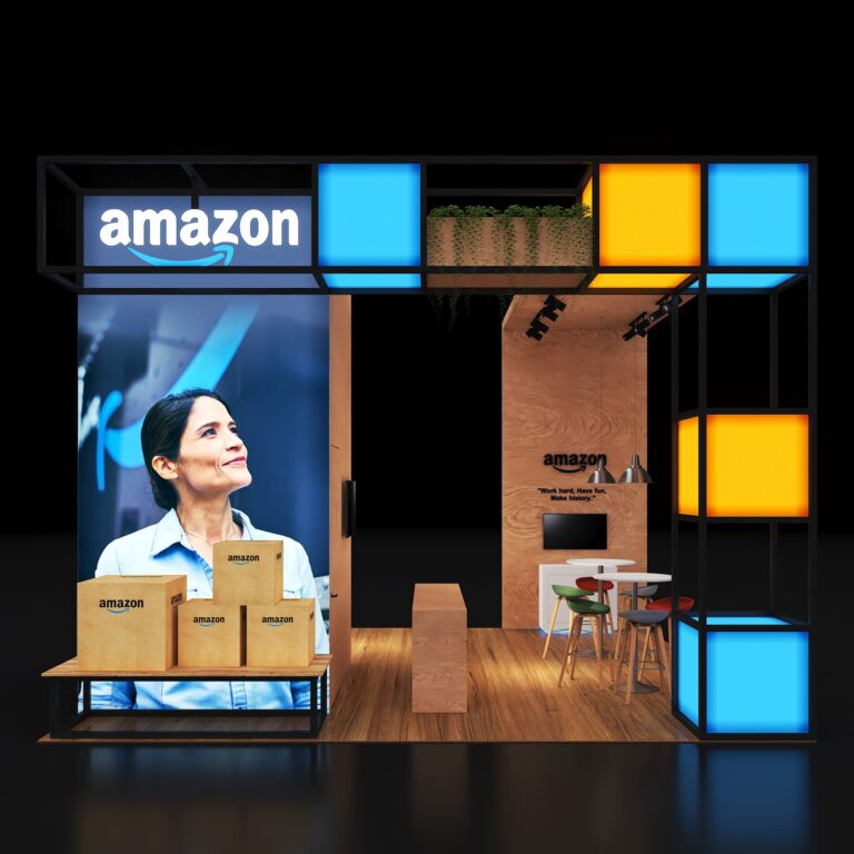 PE2020 147 — 20x20 trade show booth rental by Pure Exhibits