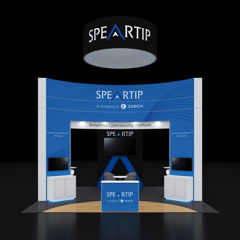 PE2020 151 — 20x20 trade show booth rental by Pure Exhibits