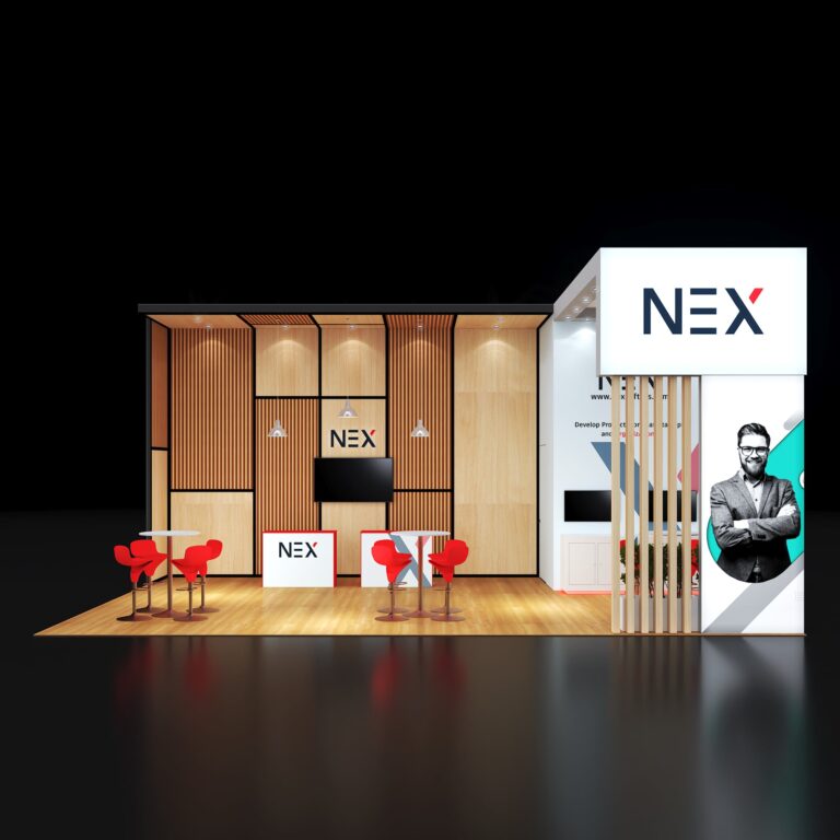 PE2030 125 — 20x30 trade show booth rental by Pure Exhibits