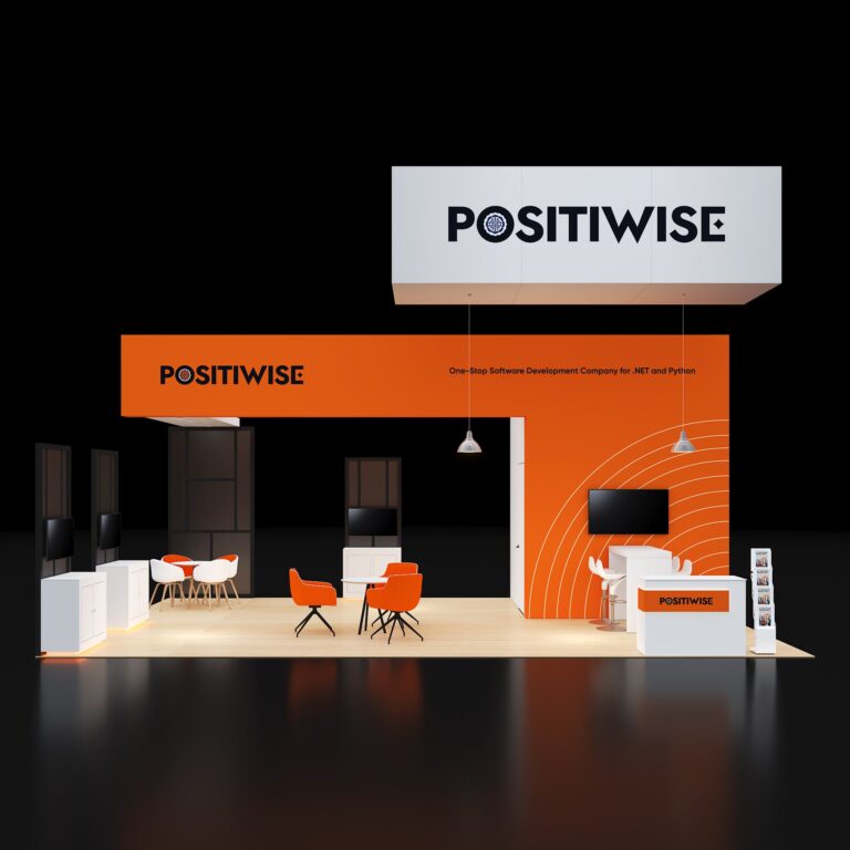 PE2030 128 — 20x30 trade show booth rental by Pure Exhibits