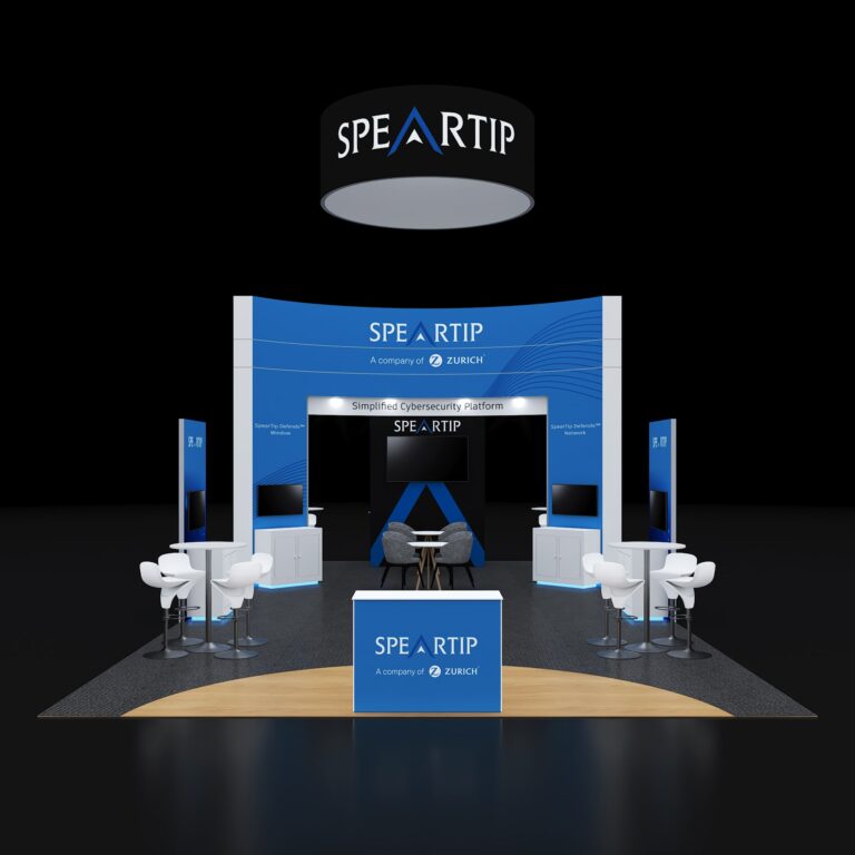 PE2040 95 — 20x40 trade show booth rental by Pure Exhibits