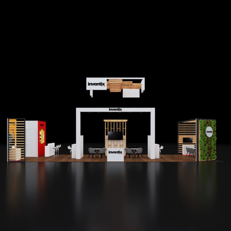 PE2050 100 — 20x50 trade show booth rental by Pure Exhibits