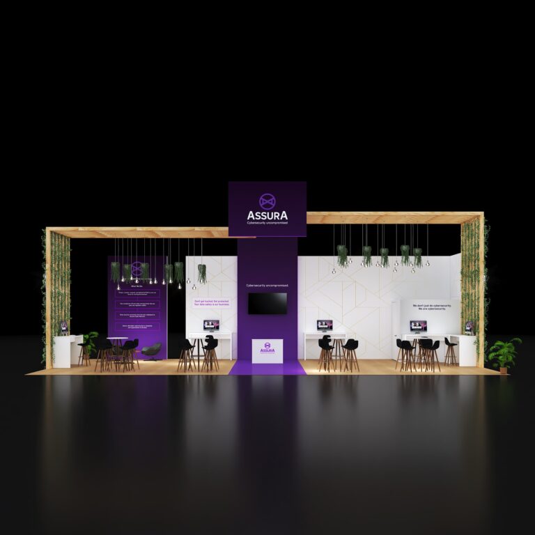 PE2050 91 — 20x50 trade show booth rental by Pure Exhibits
