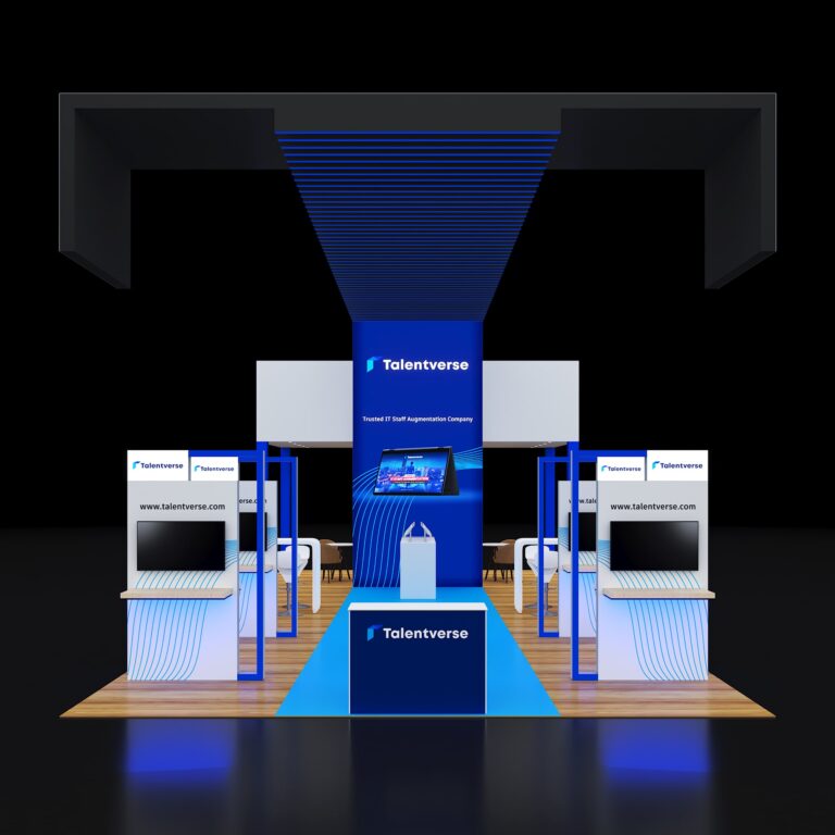 PE2050 93 — 20x50 trade show booth rental by Pure Exhibits