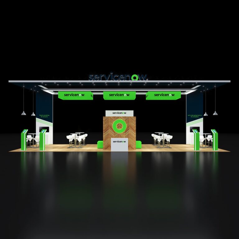 PE2050 96 — 20x50 trade show booth rental by Pure Exhibits