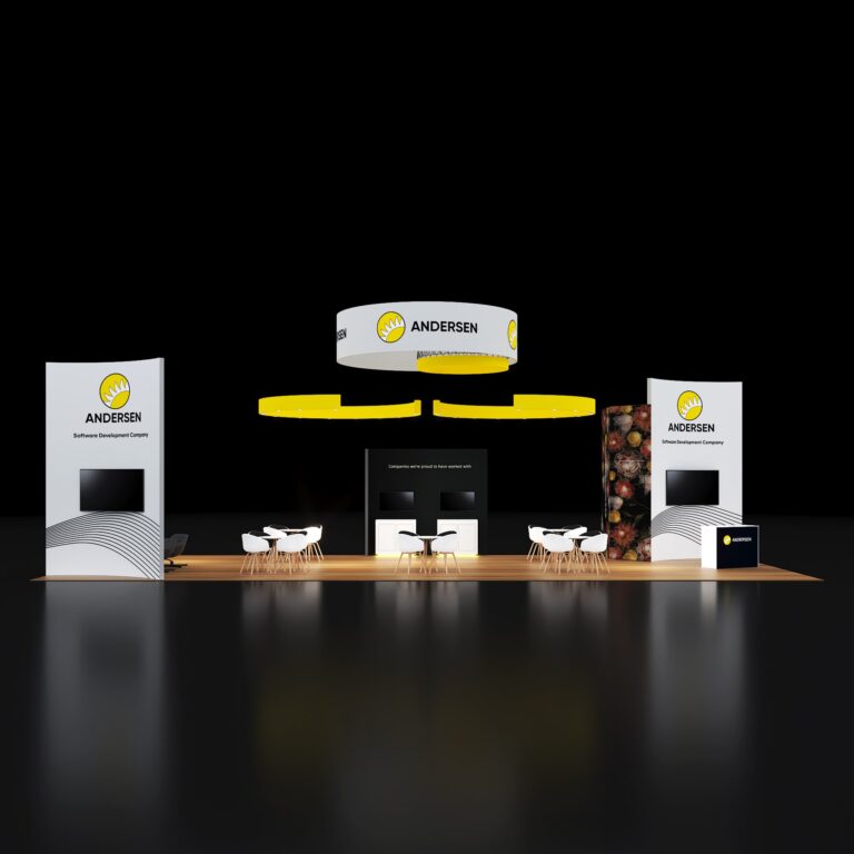 PE2050 98 — 20x50 trade show booth rental by Pure Exhibits