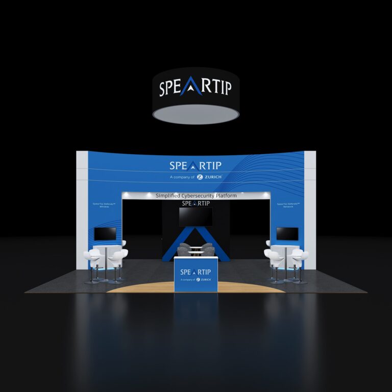 PE3030 125 — 30x30 trade show booth rental by Pure Exhibits