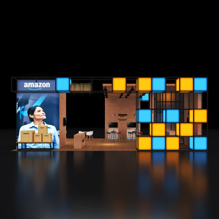 PE3040 95 — 30x40 trade show booth rental by Pure Exhibits