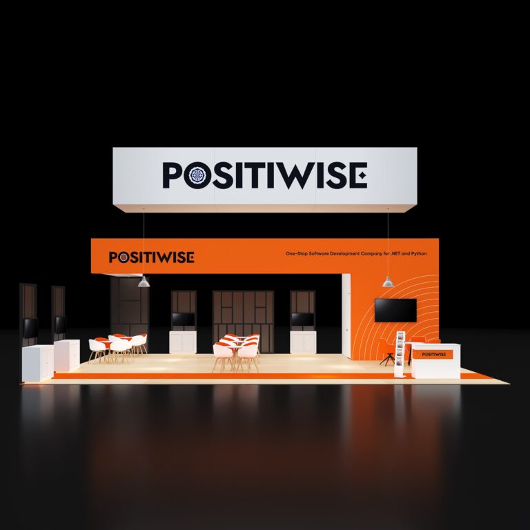 PE3040 97 — 30x40 trade show booth rental by Pure Exhibits