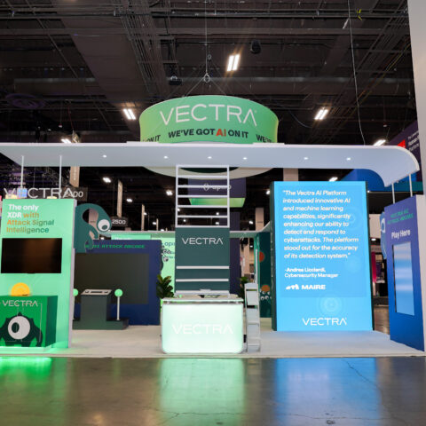 30'x30' Custom Exhibition Stand Design @ Blackhat 2024