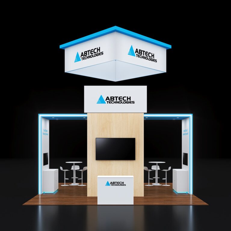 PE2020 155 — 20x20 trade show booth rental by Pure Exhibits