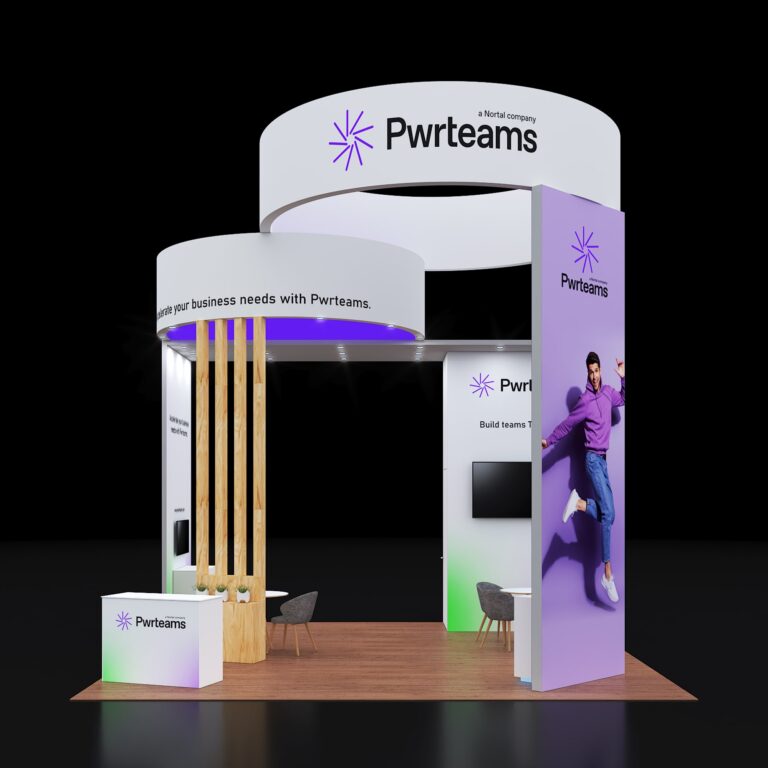 PE2020 164 — 20x20 trade show booth rental by Pure Exhibits