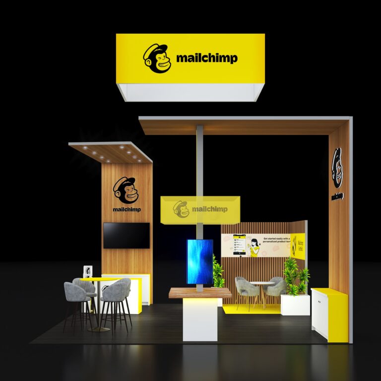 PE2020 165 — 20x20 trade show booth rental by Pure Exhibits
