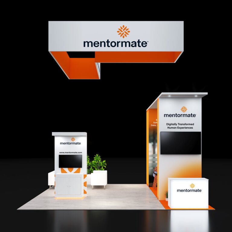 PE2020 167 — 20x20 trade show booth rental by Pure Exhibits