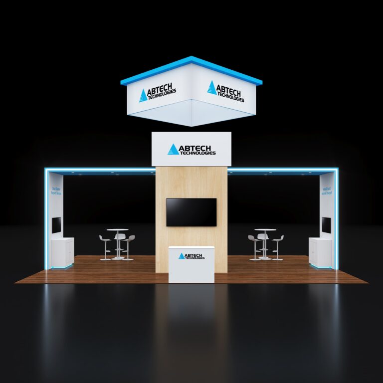 PE2030 133 — 20x30 trade show booth rental by Pure Exhibits