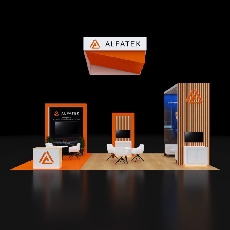 PE2030 134 — 20x30 trade show booth rental by Pure Exhibits