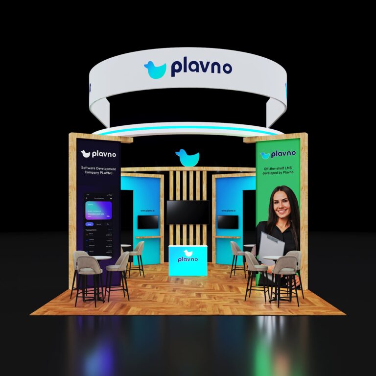 PE2030 138 — 20x30 trade show booth rental by Pure Exhibits