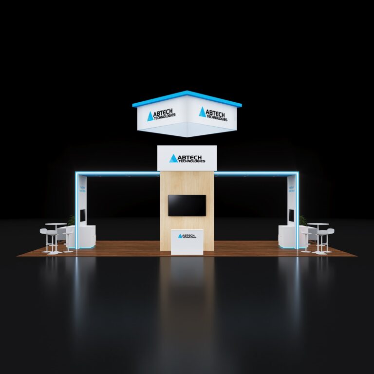 PE2040 99 — 20x40 trade show booth rental by Pure Exhibits