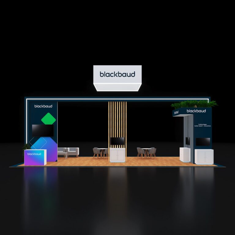 PE2040 103 — 20x40 trade show booth rental by Pure Exhibits